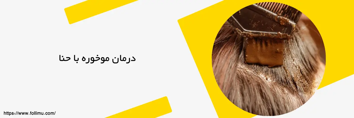 تصویرحنا کردن مو برای درمان موخوره