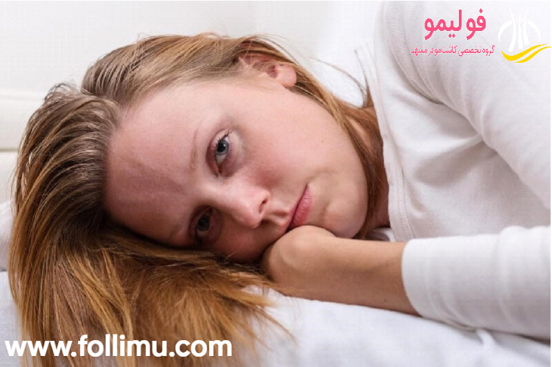 افسردگی عامل ریزش مو